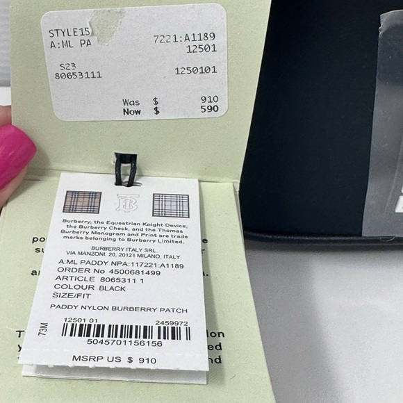 Burberry nylon crossbody - Picture 2 of 5